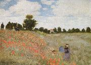 Claude Monet Poppies Blooming, oil painting picture wholesale
